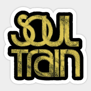 YELLOW SOUL TRAIN Sticker